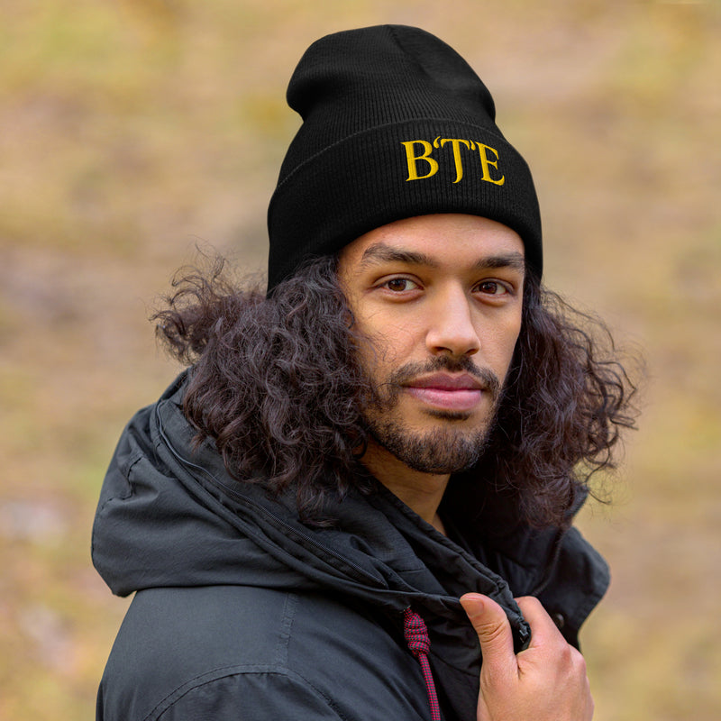 BE "THEE" EXAMPLE™ Signature Beanie — Gold Stitch