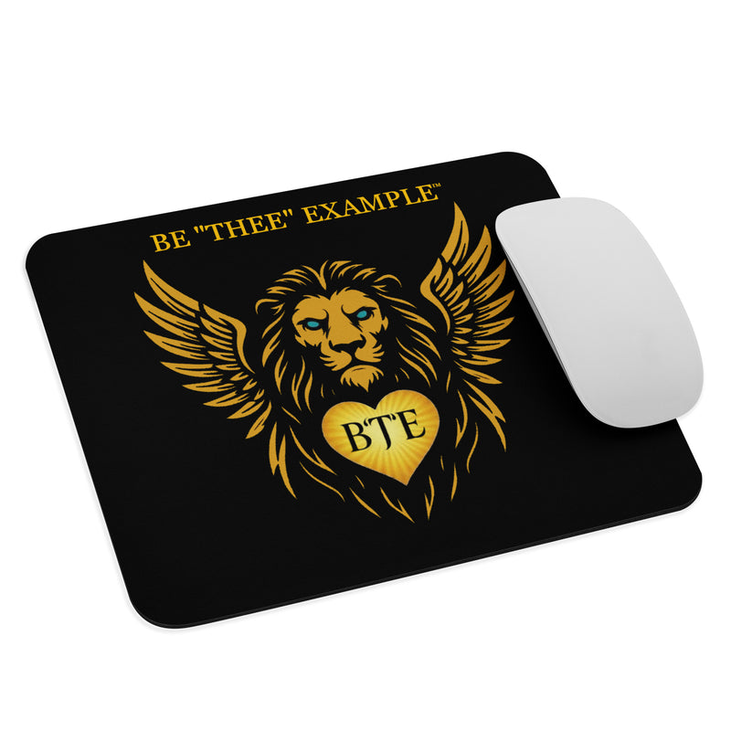Golden Heart Lion Mouse Pad — BE "THEE" EXAMPLE™