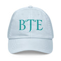 BTE Signature Pastel Dad Hat — Teal Lettering