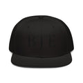 BTE Signature Snapback — Black on White