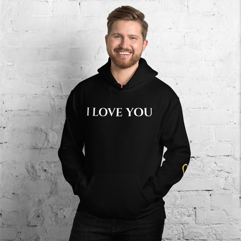 I Love You — BE "THEE" EXAMPLE™ Heavy Blend Hoodie (White Print)
