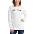 I Love You — BE "THEE" EXAMPLE™ Unisex Long Sleeve Tee (Black on White)