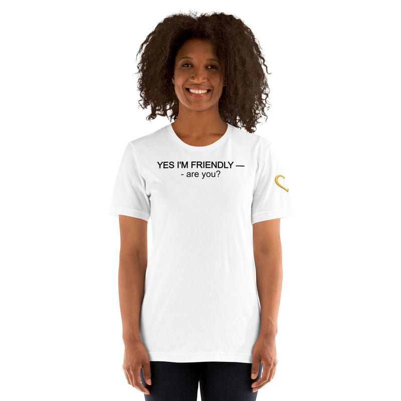 Friendly Human Tee — BE "THEE" EXAMPLE™ Conversation Starter